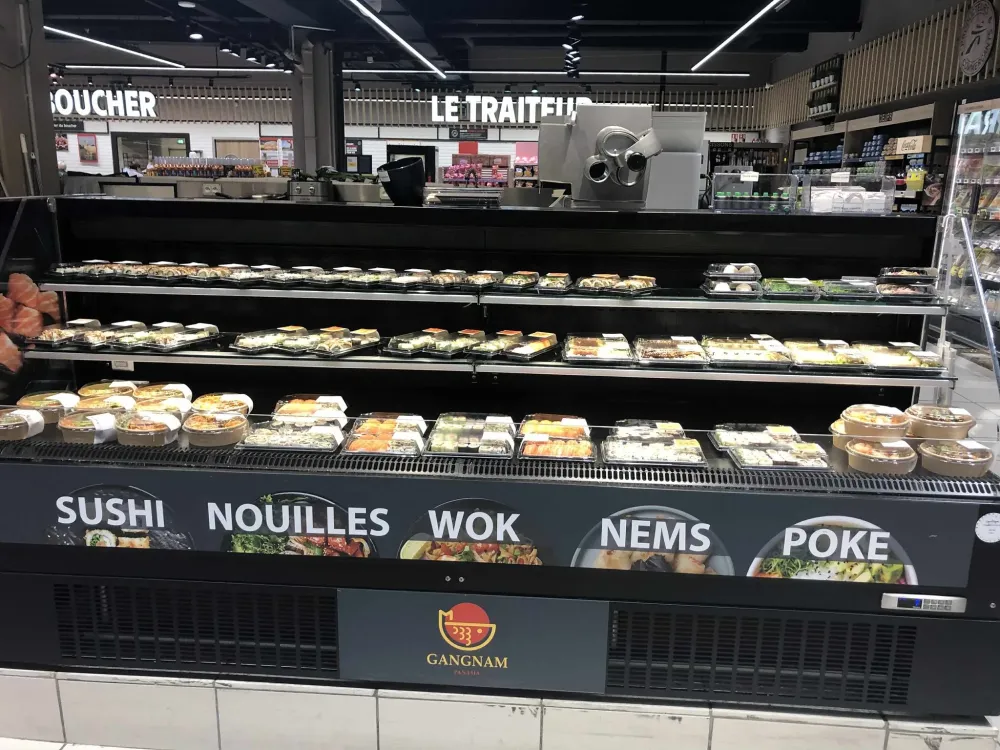 Kiosque plats asiatiques